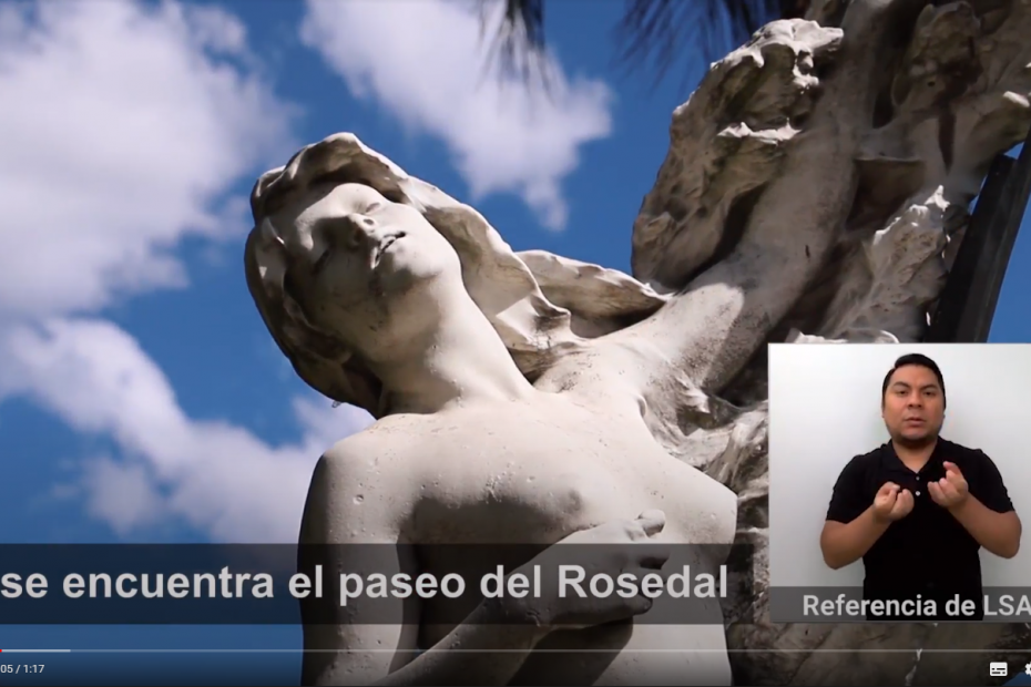 Audiovisual Accesible sobre el Rosedal Palermo